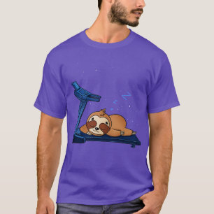 Sloth Napping On A Treadmill T-Shirt