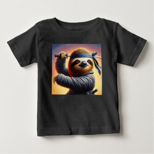 Sloth Ninja Baby T-Shirt