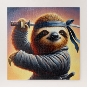 Sloth Ninja Jigsaw Puzzle
