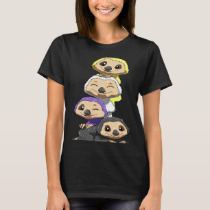 Sloth Nonbinary Pride LGBTQ Enby T-Shirt