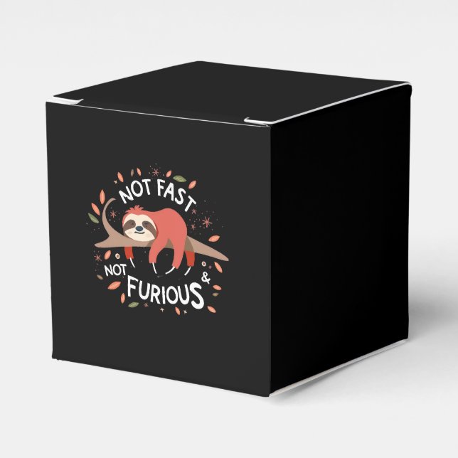 Sloth - Not Fast Not Furious Favour Box (Front Side)