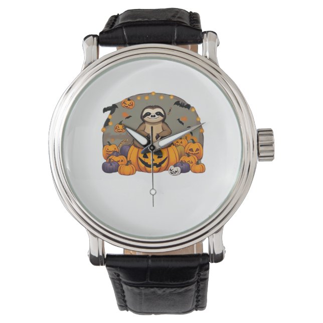 Sloth-o-ween Classic T-Shirt Watch (Front)