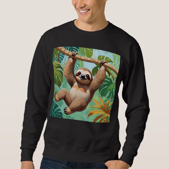 Sloth on a Tree  Sweatshirt (Front)