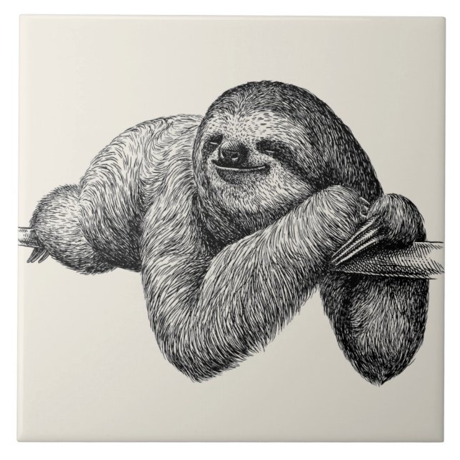 Sloth on tree tile (Front)