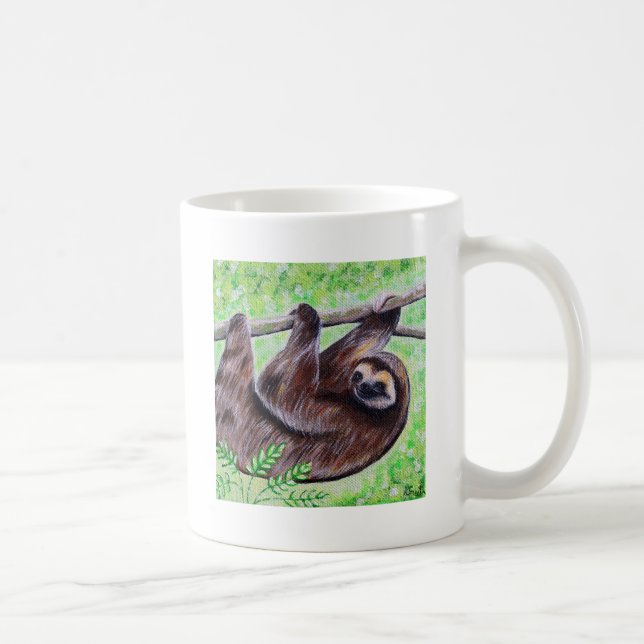 Sloth Painting Coffee Mug (Right)