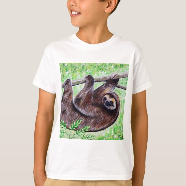 Sloth Painting T-Shirt (Front)