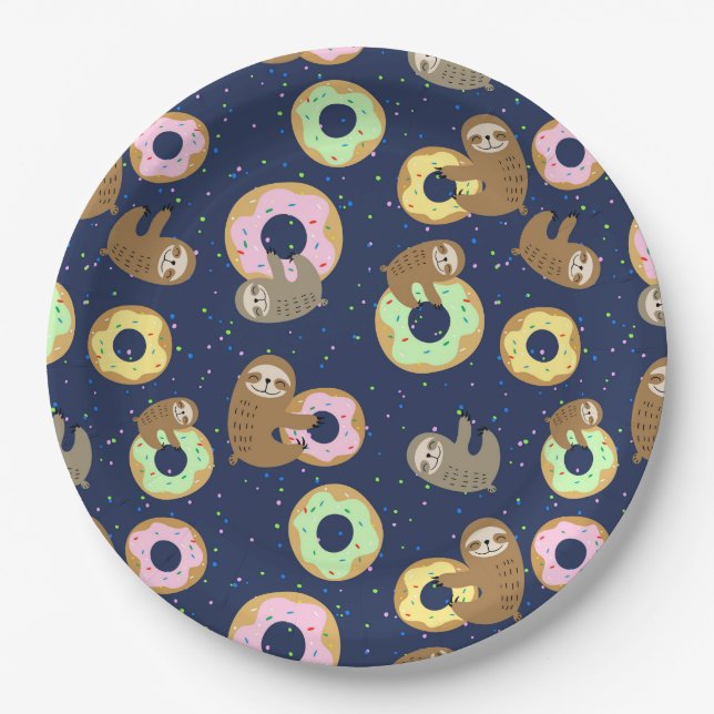 Sloth Paper Plate (Front)