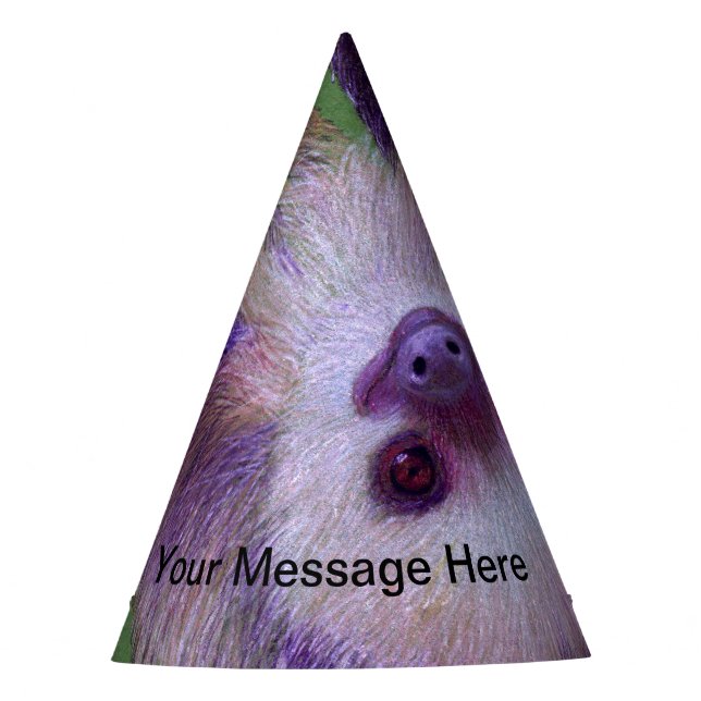 Sloth Party Hat (Front)
