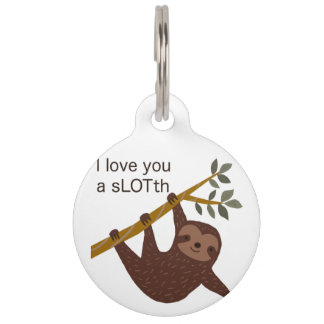 Sloth Pet Tag