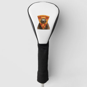 Sloth pizza funny weird prank meme cute happy chri golf head cover