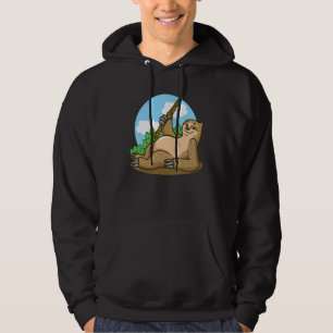 Sloth Playing The Oboe Musical Wind Instruments Hoodie