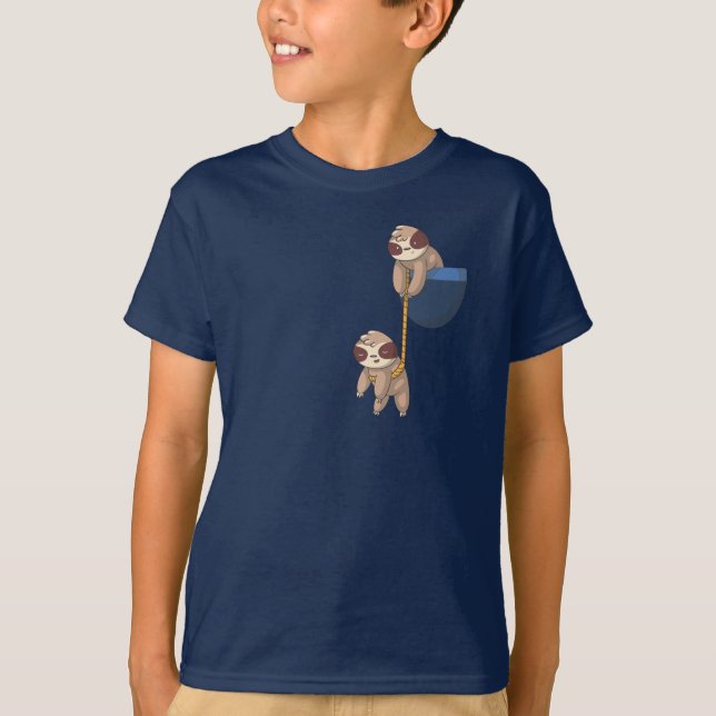 Sloth Pocket T-Shirt (Front)