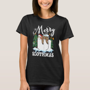 Sloth Pyjamas Merry Slothmas 2020 Ugly Christmas S T-Shirt