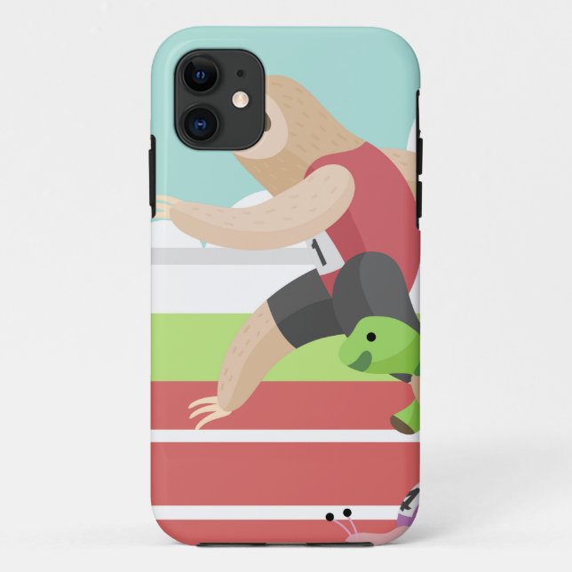 sloth race Case-Mate iPhone case (Back)