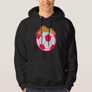 Sloth Resting On Soccer Ball Sloths Animal Hoodie