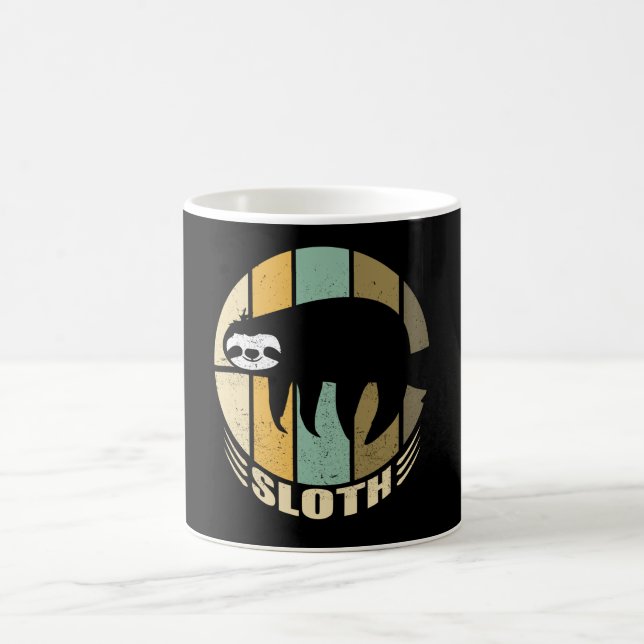 Sloth Retro | Sloth Funny Gift Coffee Mug (Center)