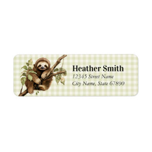Sloth Return Address Labels