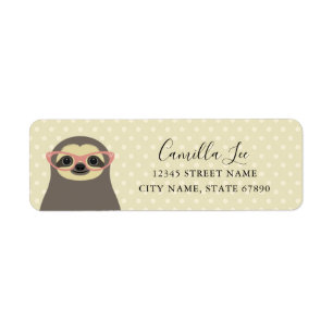 Sloth Return Address Labels