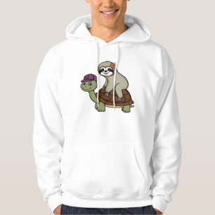 Sloth riding a turtle Classic T-Shirt Hoodie