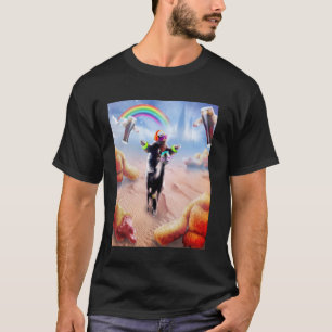 Sloth Riding Alpaca With Chicken Nuggets And Cola T-Shirt
