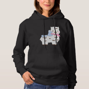 Sloth Riding Llama Novelty Cute Animal Lover Hoodie