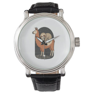Sloth Riding Llama Watch