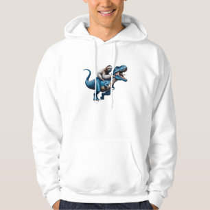 Sloth Riding T-Rex Dinosaur Lover T-Shirt Hoodie
