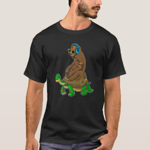 Sloth Riding Turtle Lazy Sloth T-Shirt