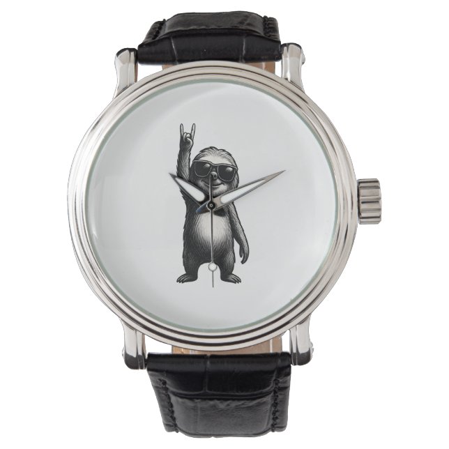 Sloth Rocking Dance Watch (Front)