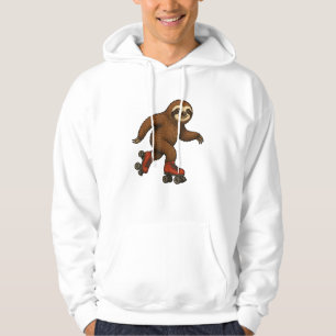 Sloth Roller Skates Skating T-Shirt Hoodie