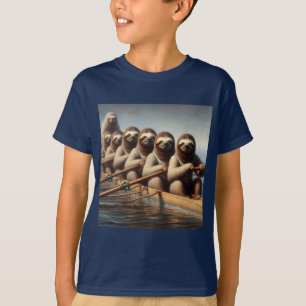 Sloth Rowing Team T-Shirt
