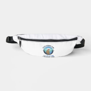Sloth Running Shirt T-Shirt Bum Bags