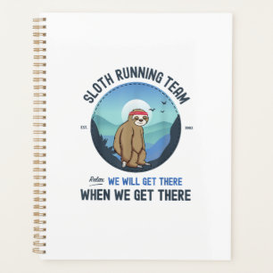 Sloth Running Shirt T-Shirt Planner