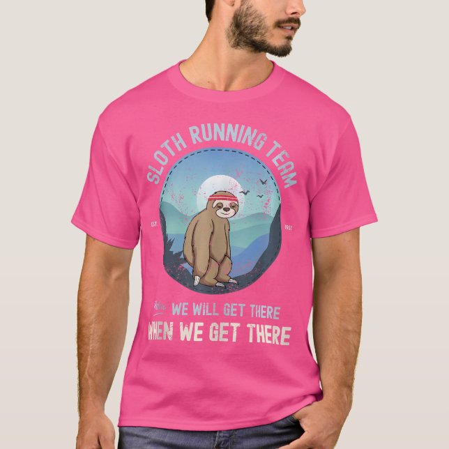Sloth Running Sloth Running Team T-Shirt (Front)