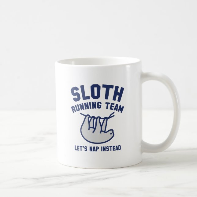 Sloth Running Team Coffee Mug (Right)