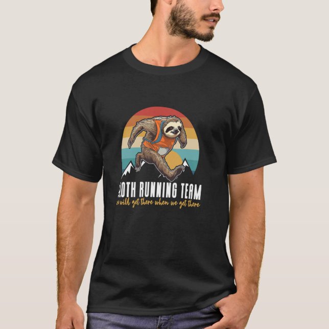 Sloth Running Team Shirt - Sloth Running Team  2 (Front)
