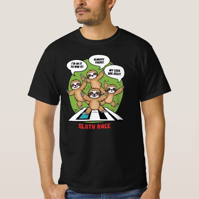 Sloth Running Team T-Shirt (Front)