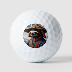 Sloth Samurai Golf Balls
