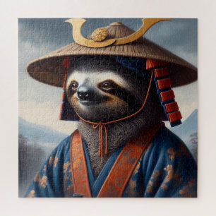 Sloth Samurai Jigsaw Puzzle