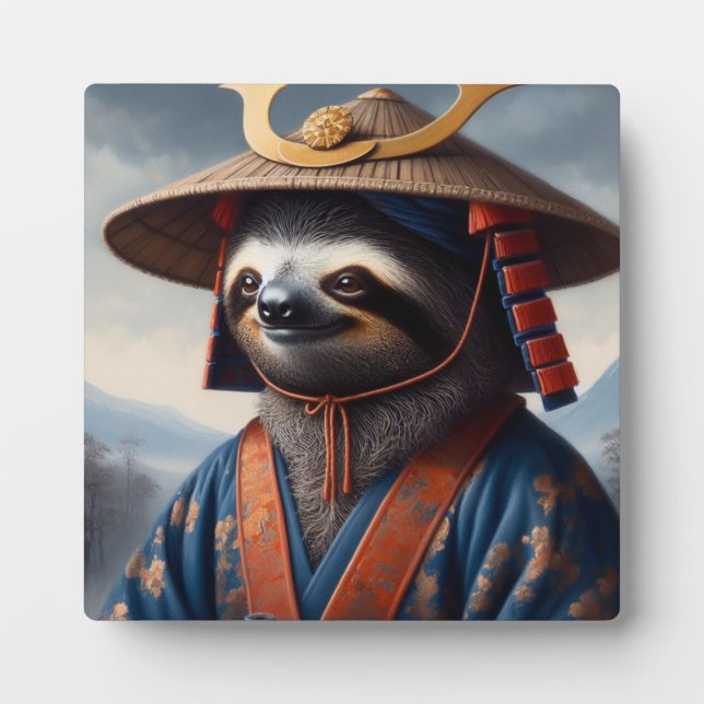 Sloth Samurai Plaque (Front)