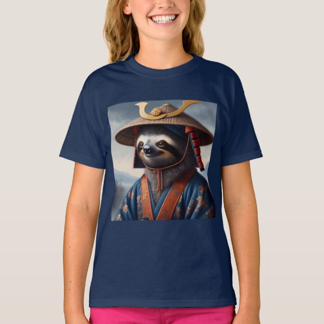 Sloth Samurai T-Shirt (Front)