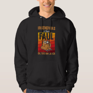 Sloth Saying  Employee Of The Month Lazy Office Hoodie