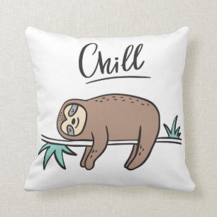 Sloth Says Chill Cushion
