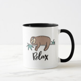 Sloth Says Relax Mug