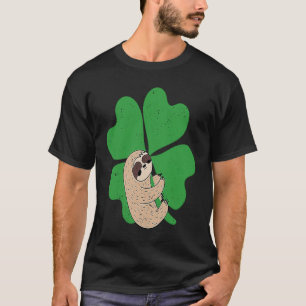 Sloth Shamrock Cute C Lazy St Patricks Day Animal T-Shirt