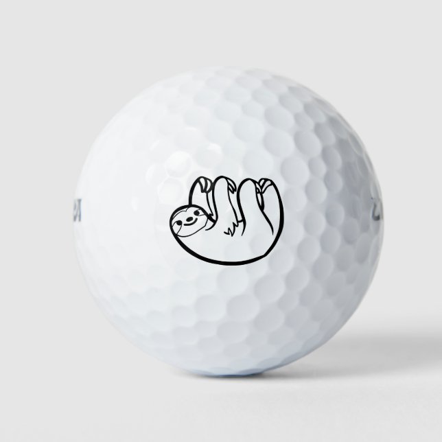 sloth - Sloth funny Golf Balls (Front)