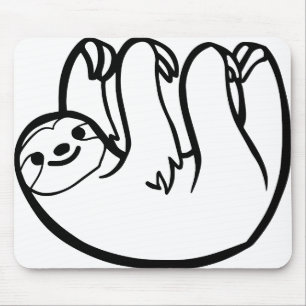 sloth - Sloth funny Mouse Mat