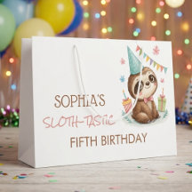Sloth sloth-tastic kids birthday