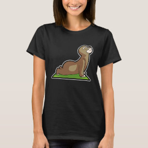 Sloth Sloth Yoga Poses Sports Gymnastics Ohm Heart T-Shirt