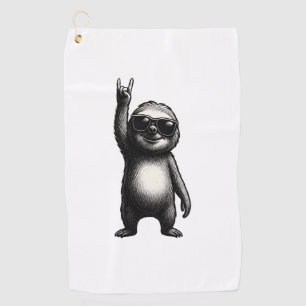 Sloth Slotherine Halloween Golf Towel